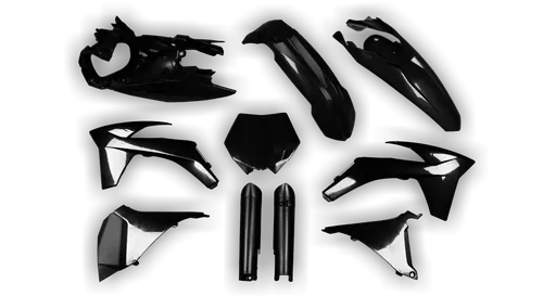 Plastics Kit - KTM - SX SX-F / XC XC-F - 2011-2012 - Full Kit - Black