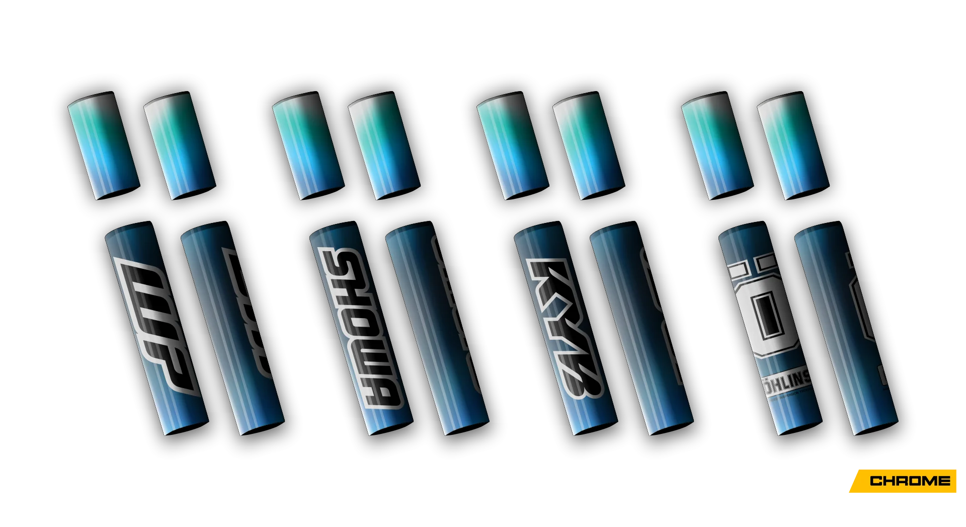 4 PCS Forks Set - Chrome 2