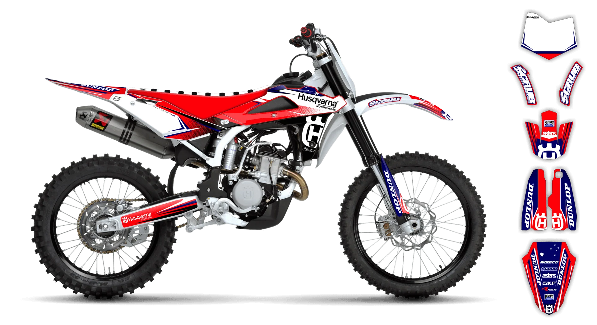 Graphics Kit - Husqvarna 05-13 - SM 630 - 2010-2013 - H13 - R3