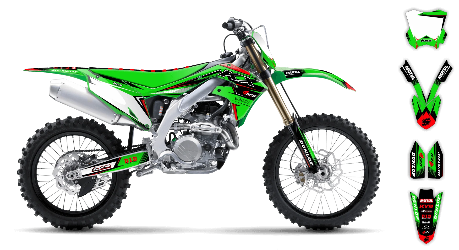 Graphics Kit - Kawasaki - KX 250F - 2021-2024 - SE1027 - LE