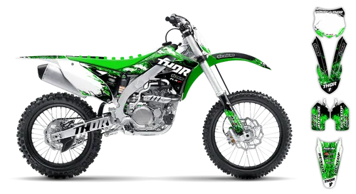 Graphics Kit - Kawasaki - KX 450F - 2013-2015 - Sledge - ST