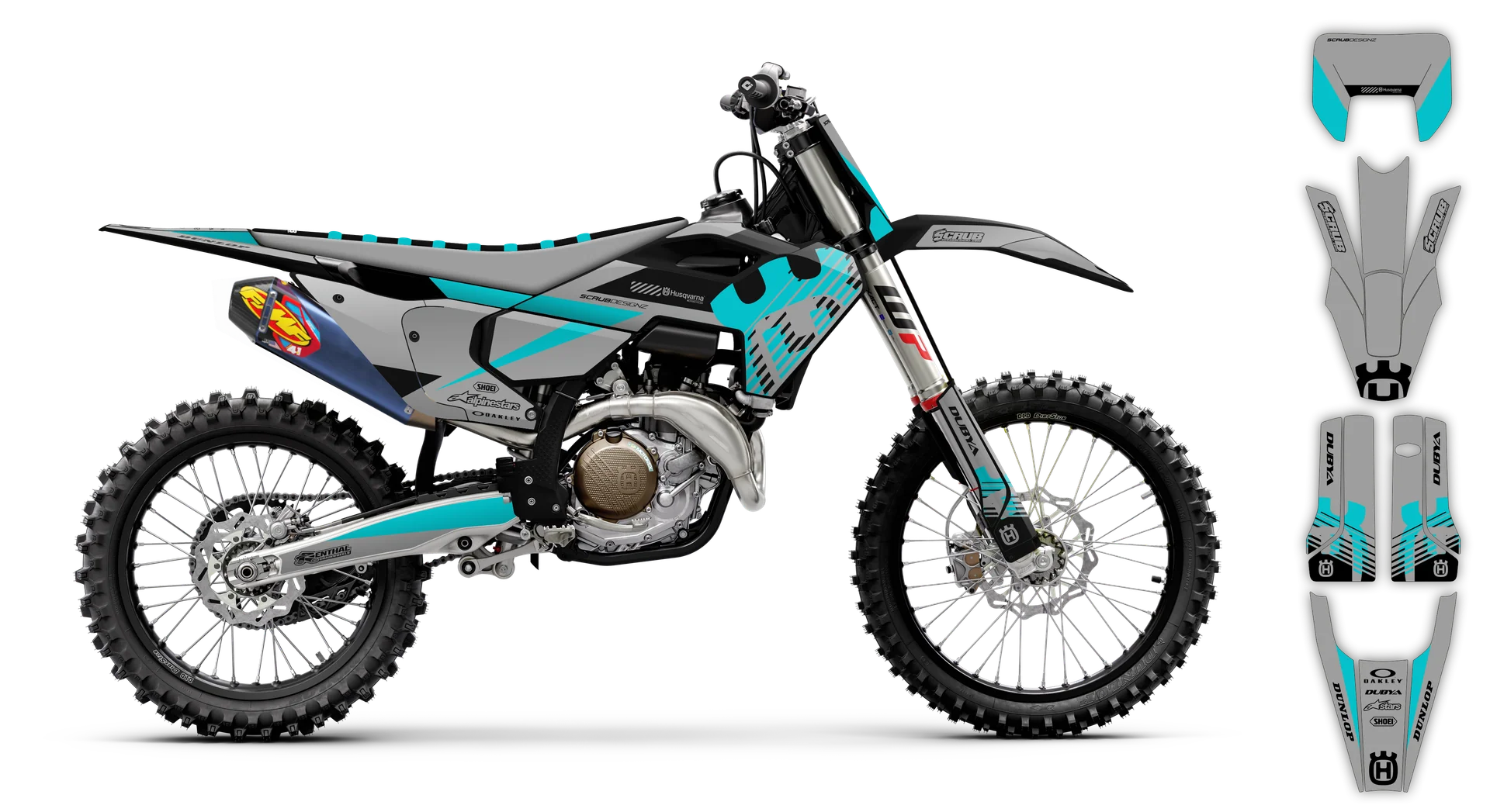 Graphics Kit - Husqvarna 14-> TE-FE Series - 2024 - H16 - R3