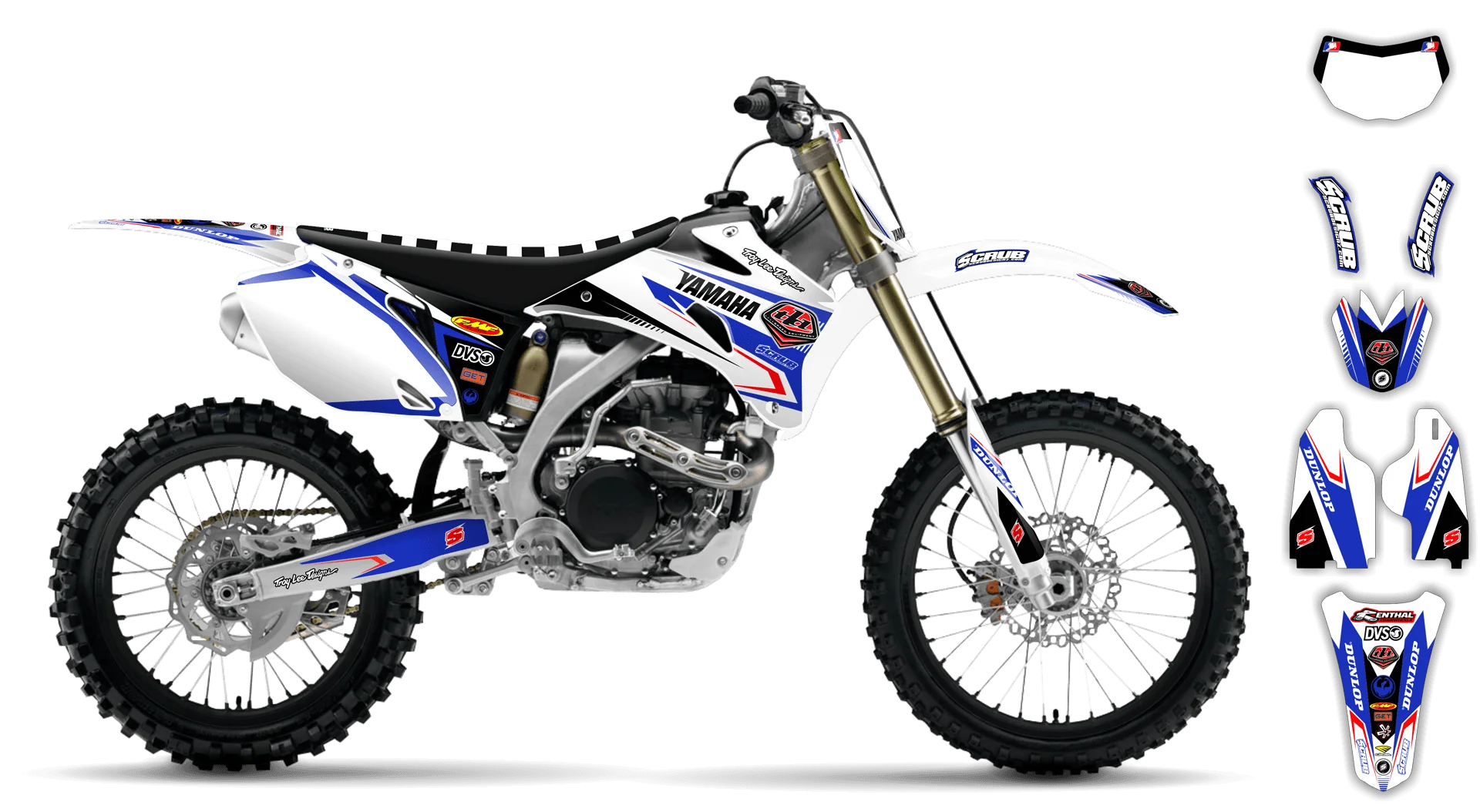 Graphics Kit - Yamaha - WR450F - 2007-2011 - SD Y1 - ST