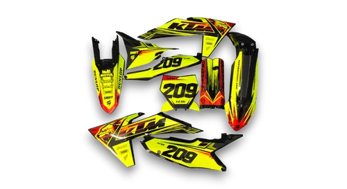 GFP - KTM - SX SX-F / XC XC-F - 2023-2024 - Black-FL-Panthera-ST