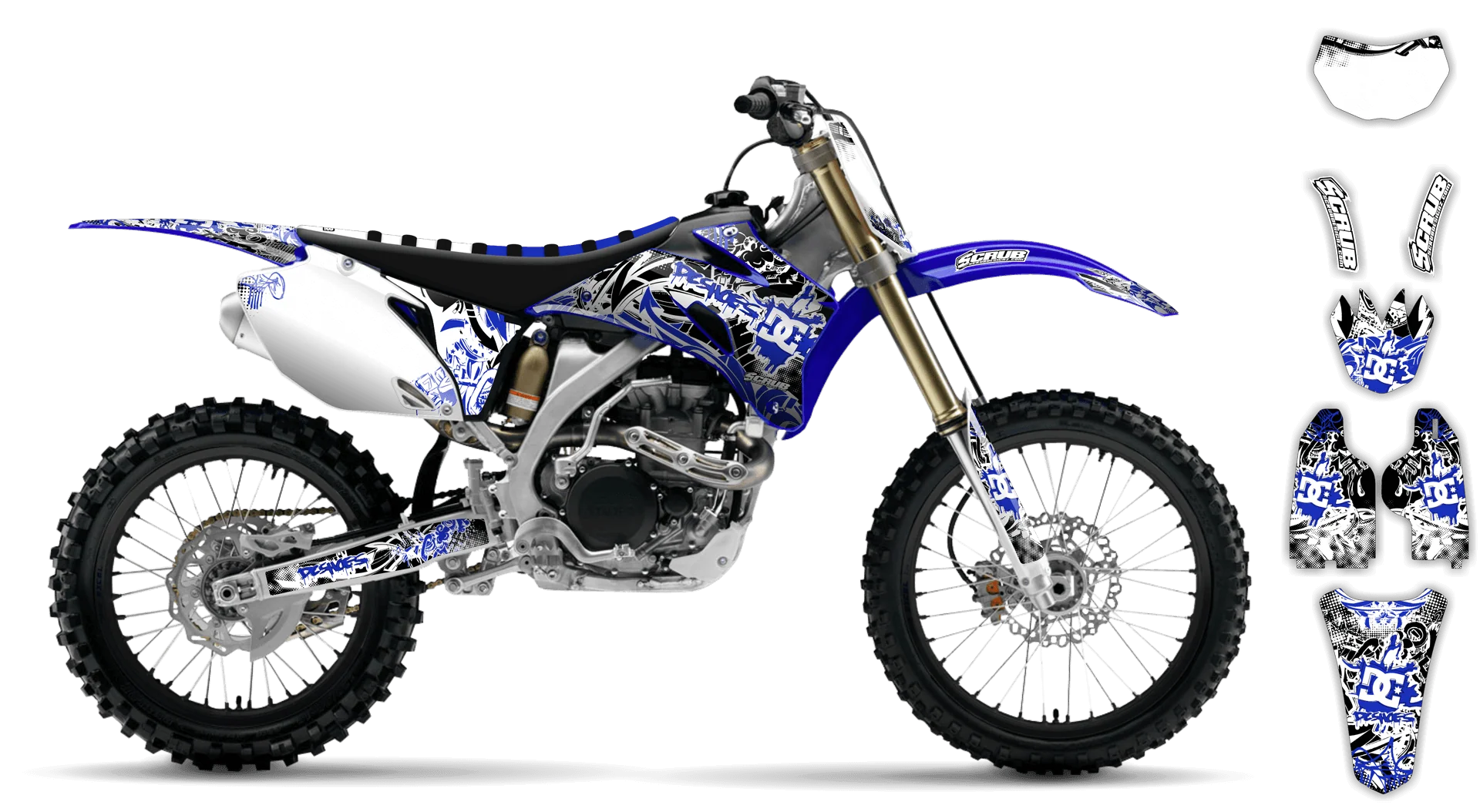 Graphics Kit - Yamaha - WR450F - 2007-2011 - Attack - LE