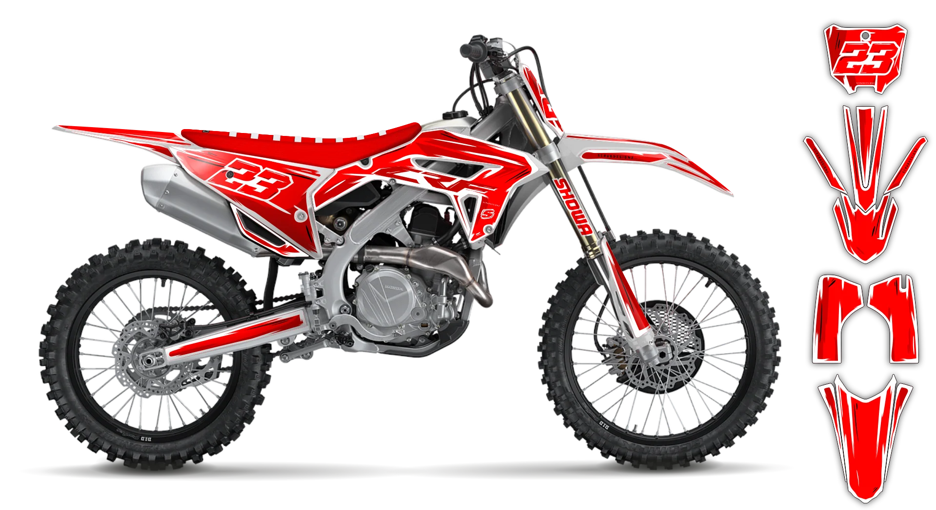 Graphics Kit - Honda - CRF 110 - 2013-2018 - Artlex - R4