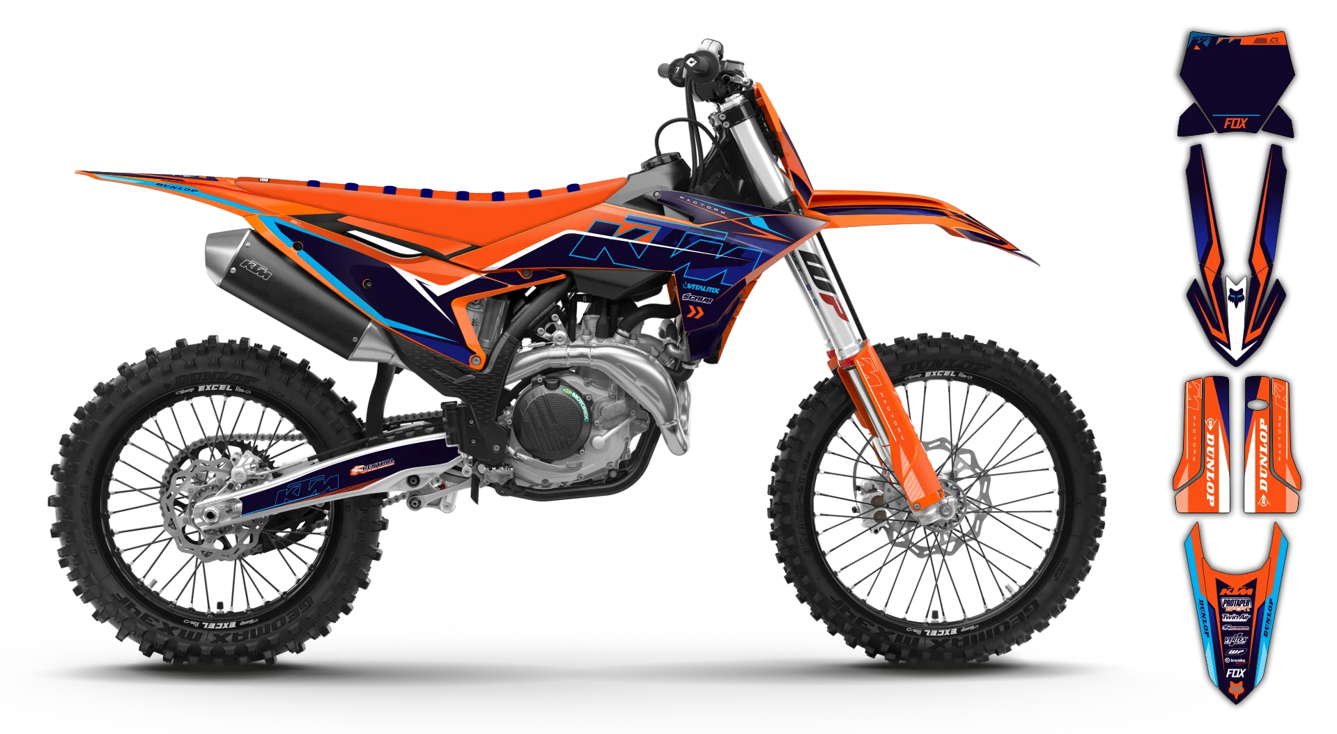 Graphics Kit - KTM - SMR Series - 2025 - K5 - ST