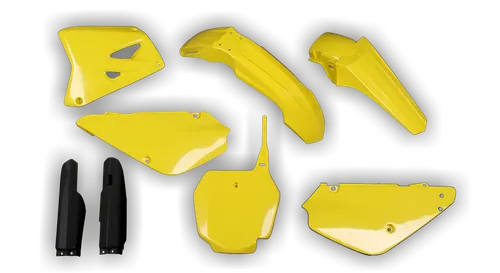 Plastics Kit - Suzuki - RM 85 Restyle - 2002-2024 - Full Kit - Yellow