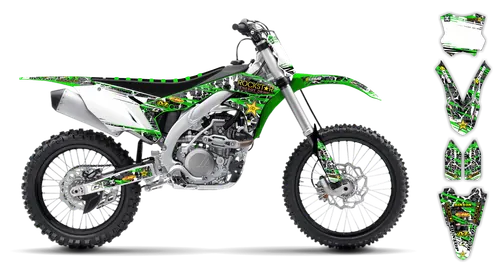 Graphics Kit - Kawasaki - KX 250F - 2017-2020 - Rockstar - ST