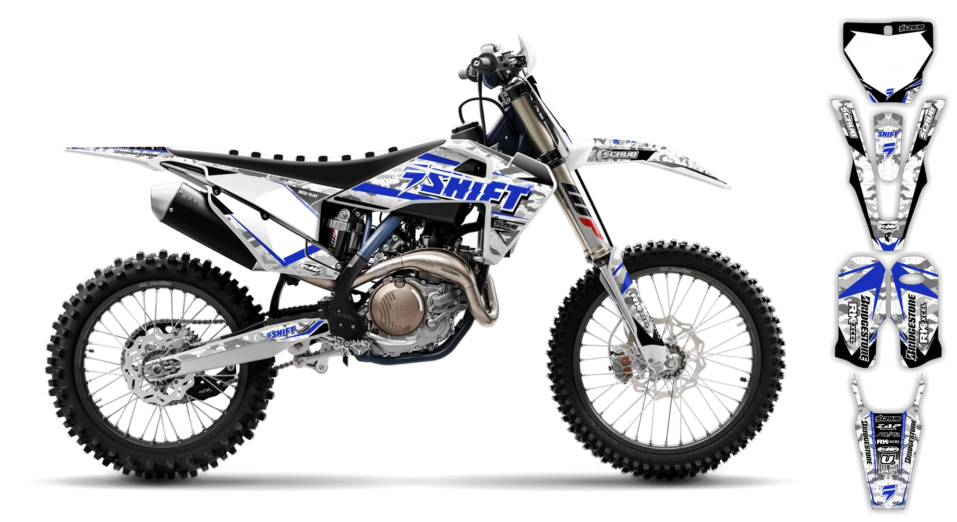 Graphics Kit - Husqvarna 14-> FS Series - 2019-2020 - Step Up - R1