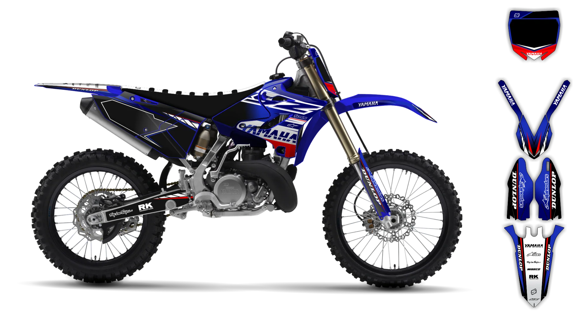 Graphics Kit - Yamaha - YZ 125 - 2015-2020 - Boognish - LE