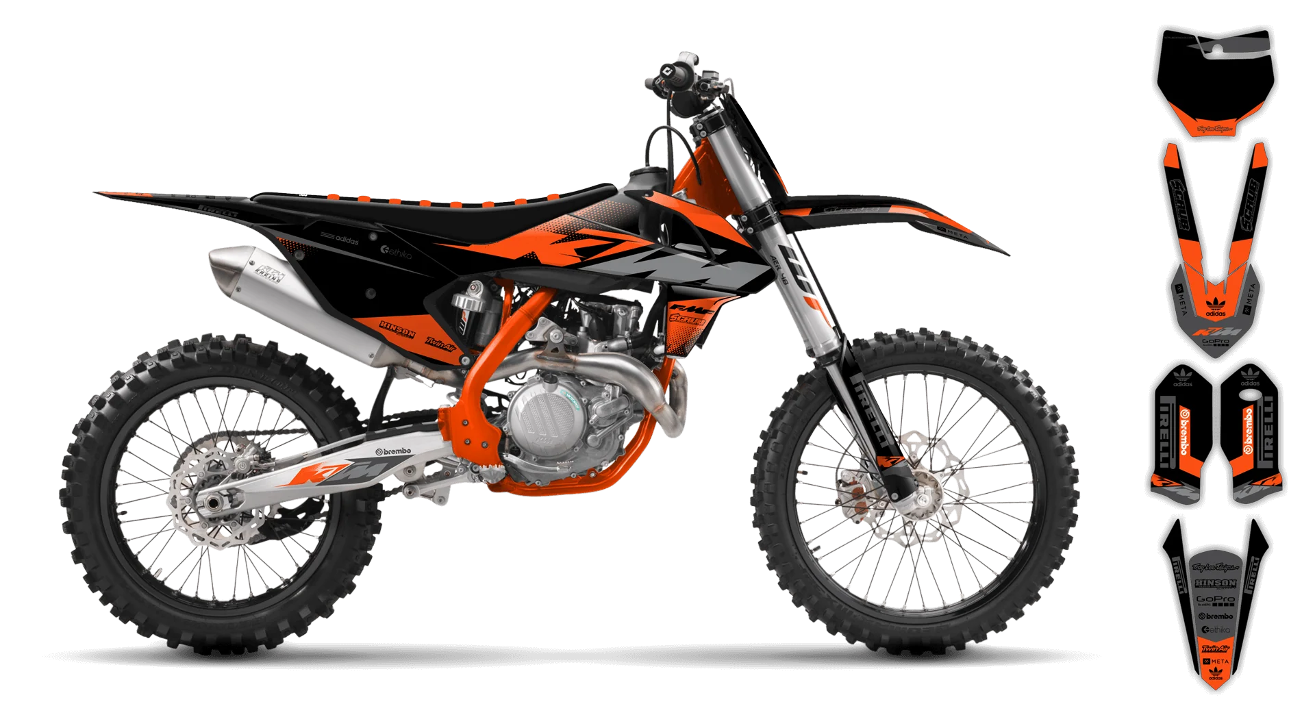Graphics Kit - KTM - SX 50 - 2016-2023 - K15 - R2