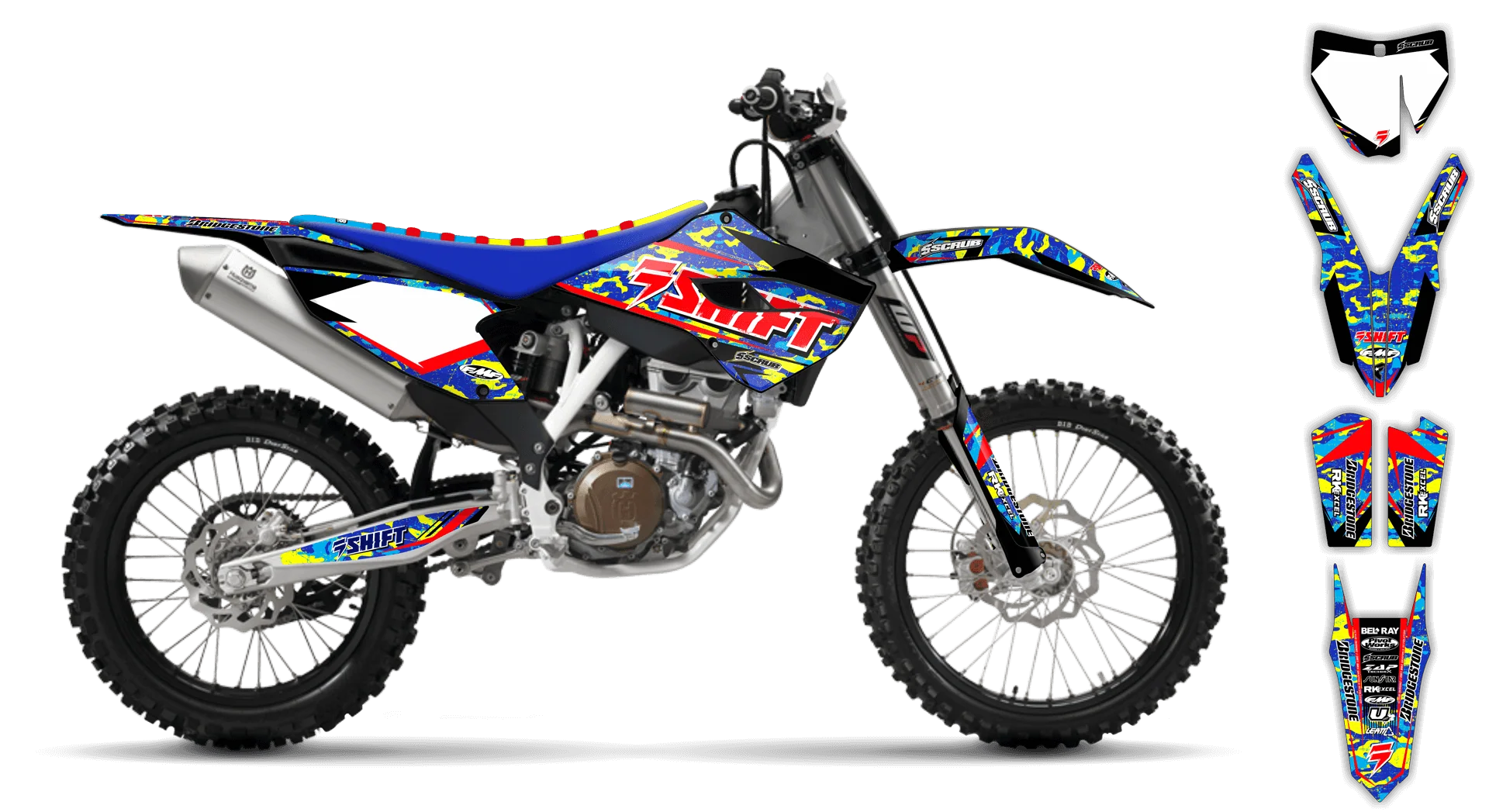 Graphics Kit - Husqvarna 14-> TC-FC-FX Series - 2015 - Step Up - LE