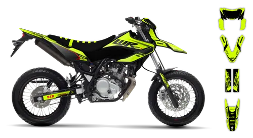 Graphics Kit - Yamaha - WR 125X - 2009-2022 - Fluo Eclipse - ST
