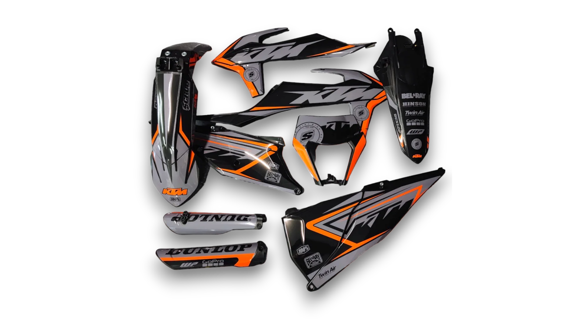 GFP - KTM - EXC EXC-F / XC-W XCF-W - 2020-2023 - Black-K17-ST