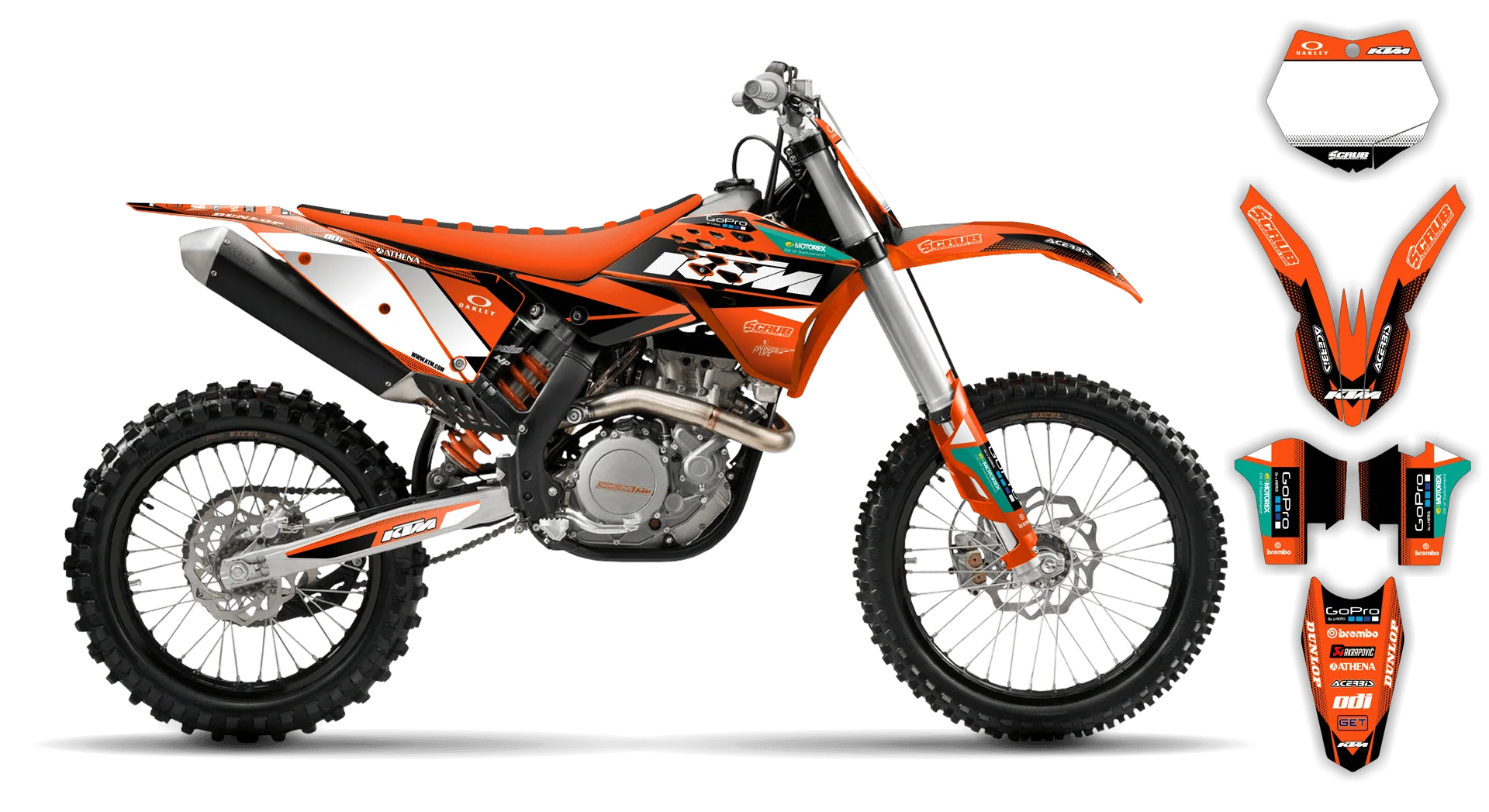 Graphics Kit - KTM - SMR Series - 2008-2011 - K11 - LE