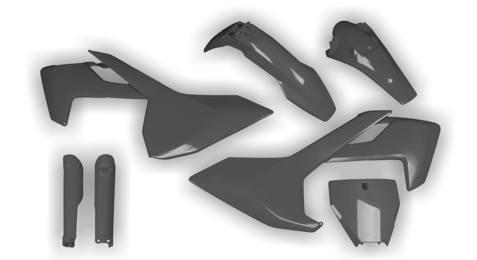 Plastics Kit - Husqvarna 14-> TX Series - TX 300 2017-2019 - Full Kit - Grey