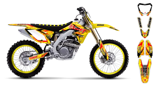 Graphics Kit - Suzuki - RMZ 450 - 2005-2006 - Step Up - ST