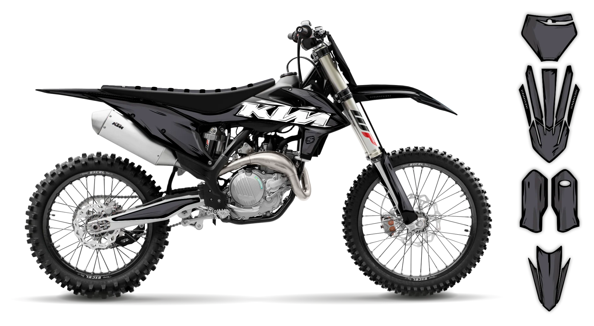 Graphics Kit - KTM - SX SX-F / XC XC-F - 2019-2022 - Artlex - R3