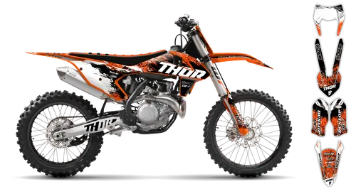 Graphics Kit - KTM - EXC EXC-F / XC-W XCF-W - 2017-2019 - Sledge - ST