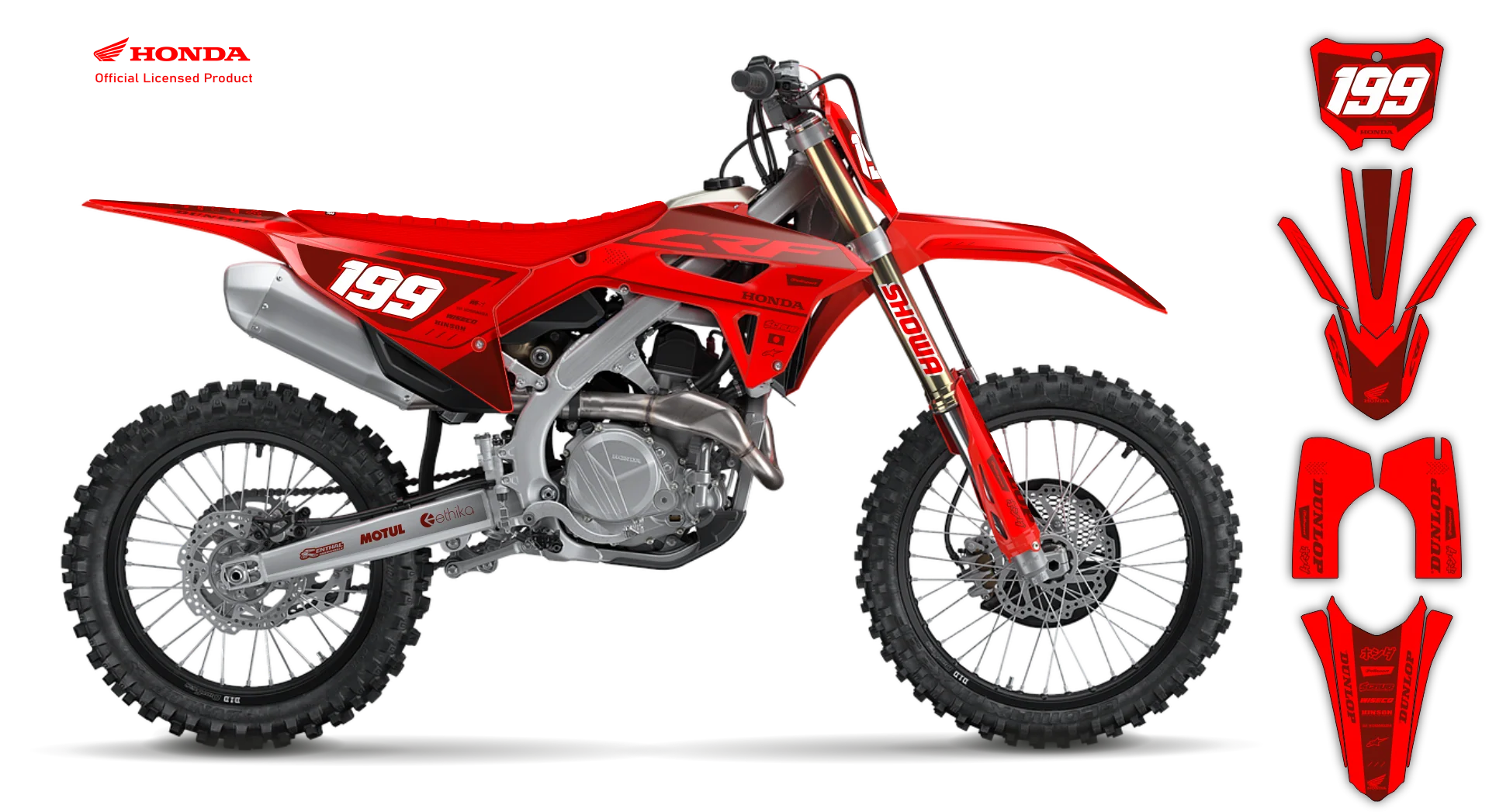 Graphics Kit - Honda - CRF 110 - 2013-2018 - Ninja - R3