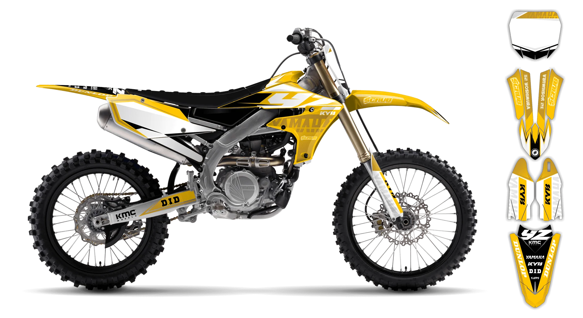 Graphics Kit - Yamaha - WR450F - 2019-2023 - Discovery - R4