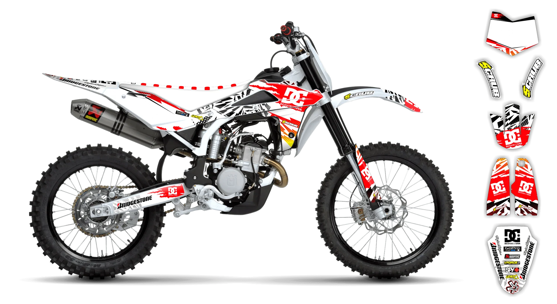 Graphics Kit - Husqvarna 05-13 - SM 630 - 2010-2013 - Kicker - LE