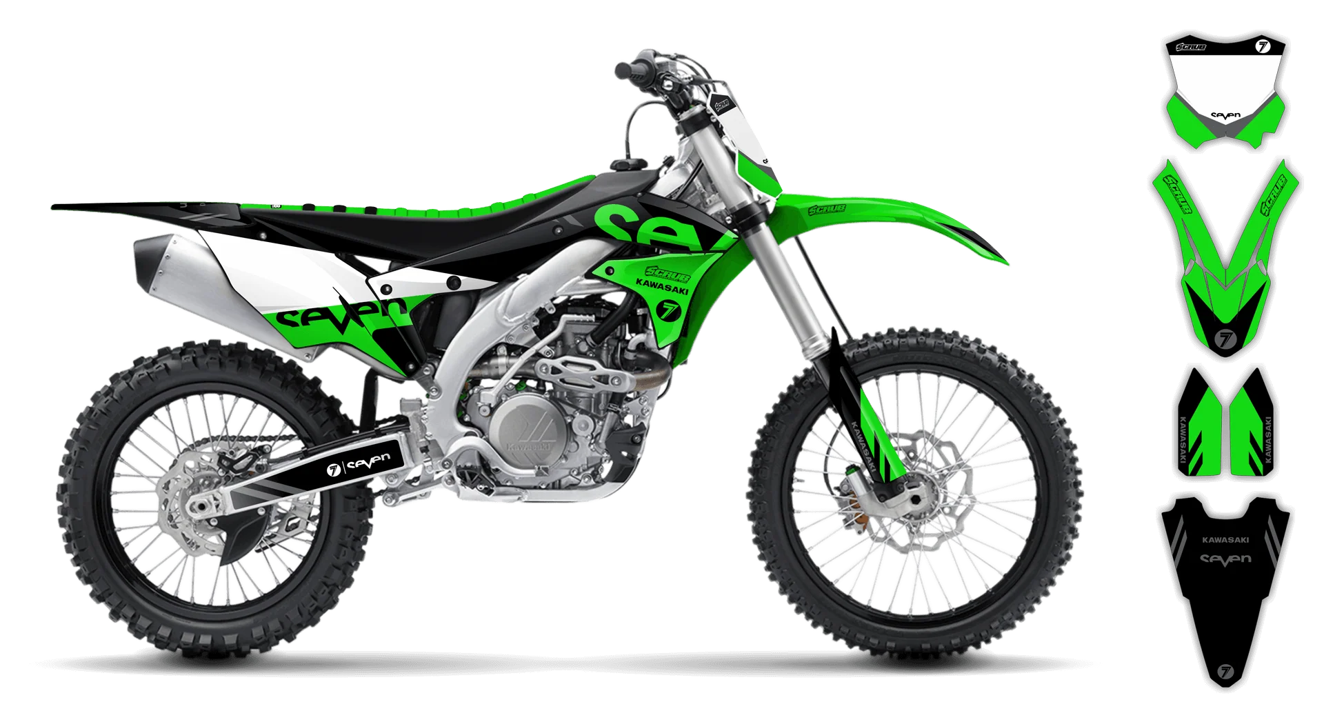 Graphics Kit - Kawasaki - KX 450F - 2016-2018 - Crones - LE