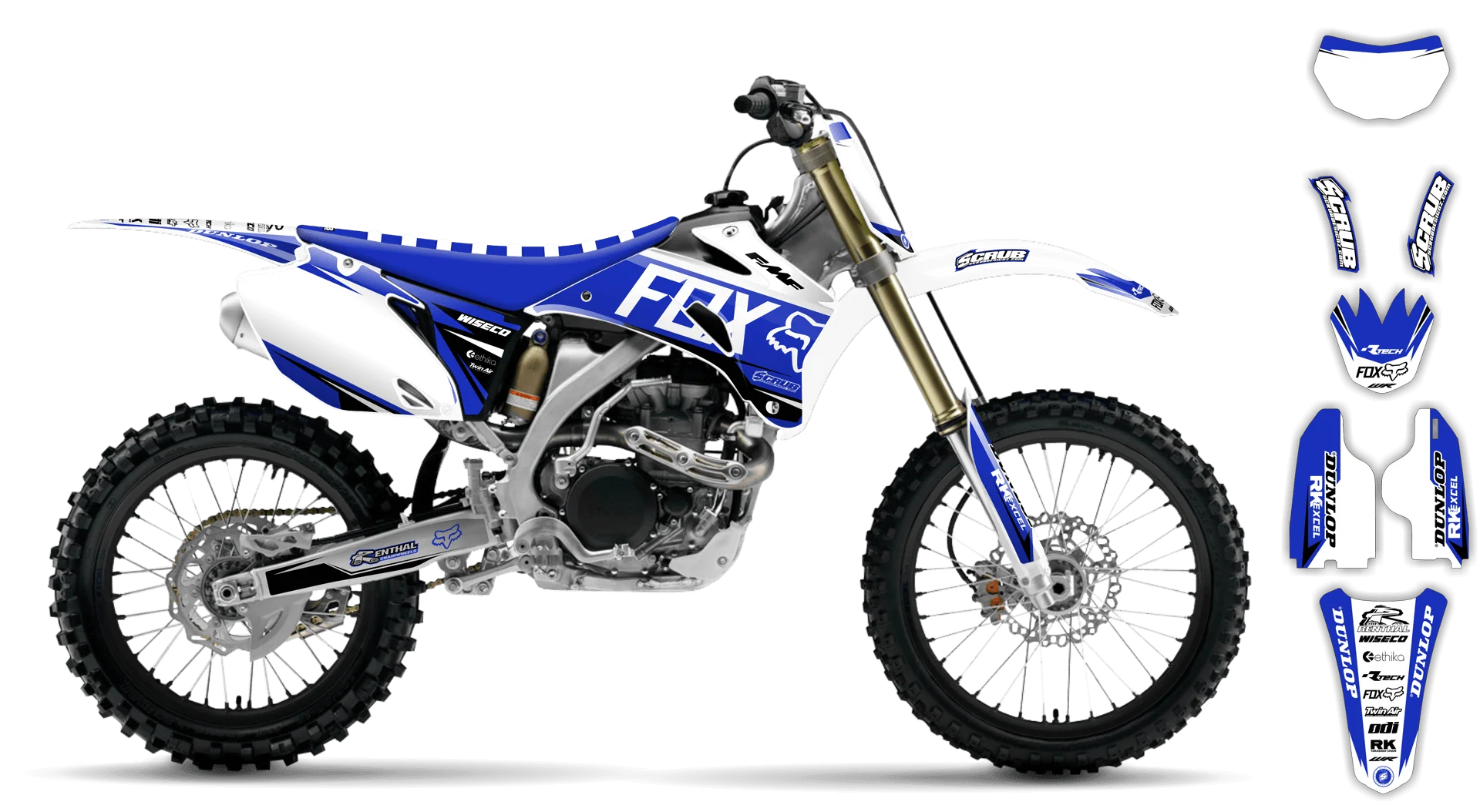 Graphics Kit - Yamaha - WR450F - 2007-2011 - Varnix - ST