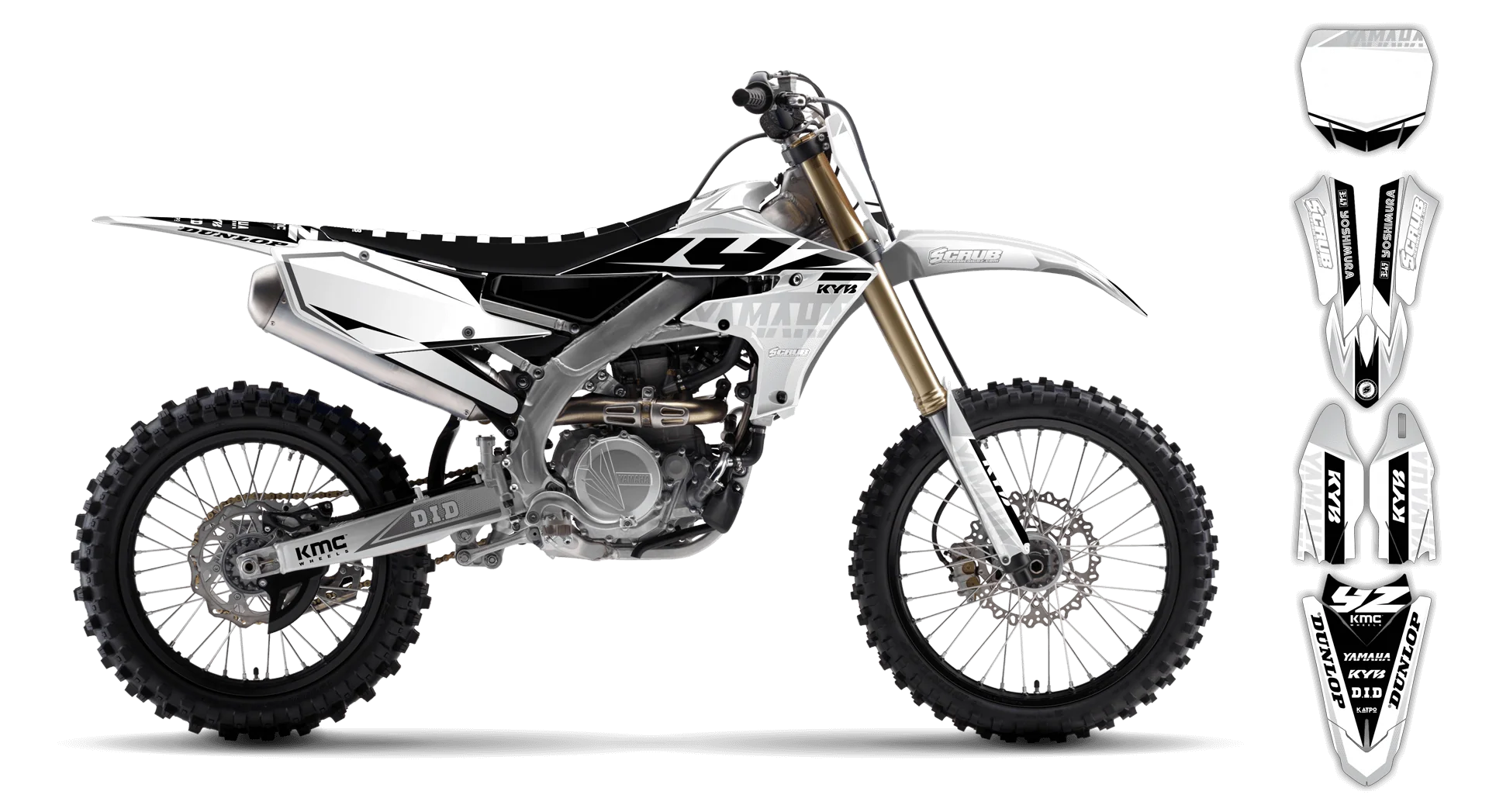 Graphics Kit - Yamaha - WR450F - 2019-2023 - Discovery - R1