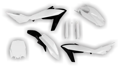 Plastics Kit - Husqvarna 05-13 - TC 449 - 2011-2013 - Full Kit - White
