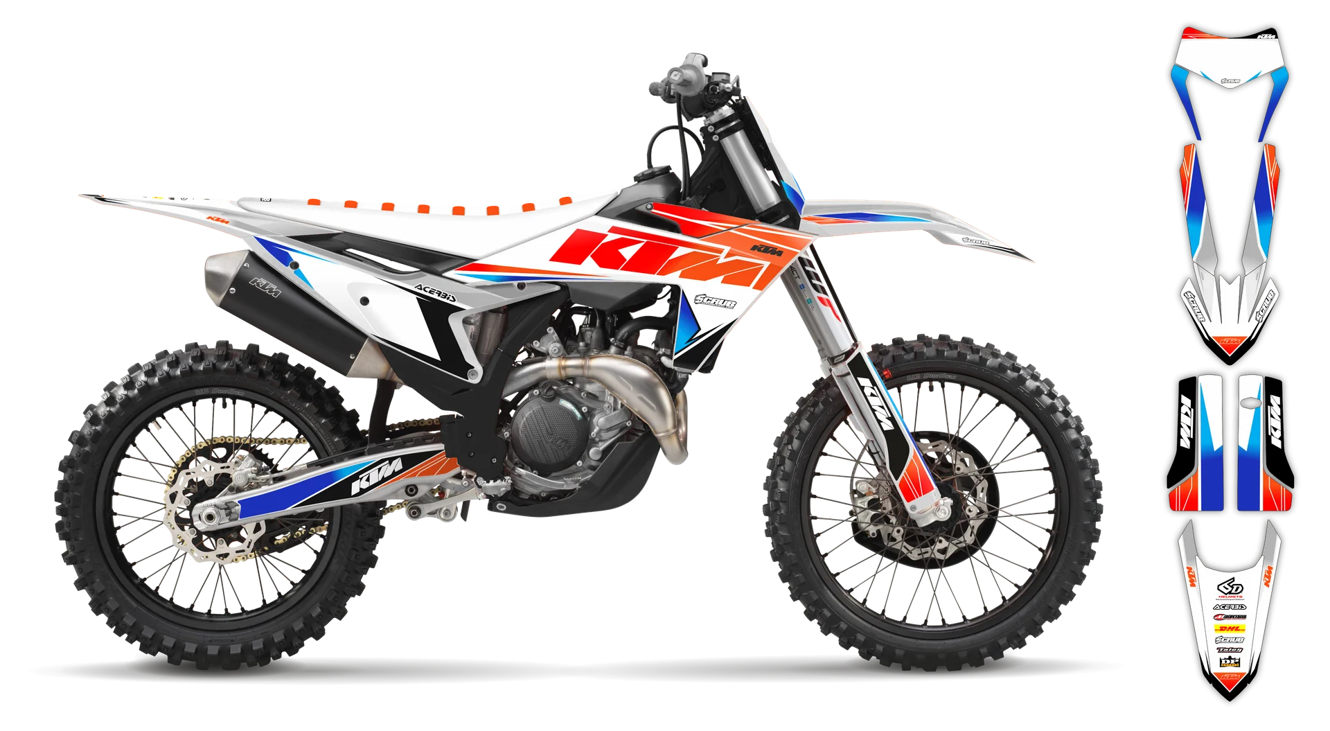 Graphics Kit - KTM - EXC EXC-F / XC-W XCF-W - 2024-2025 - K12 - LE
