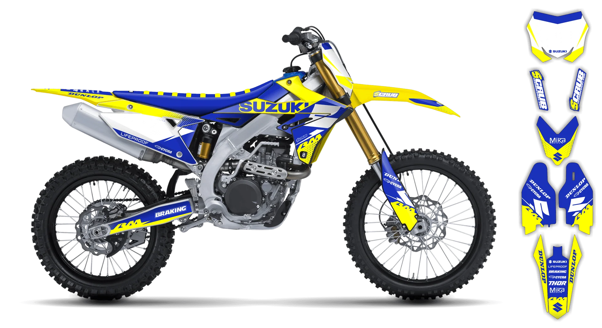 Graphics Kit - Suzuki - RMZ 250 - 2019-2025 - Comet - LE