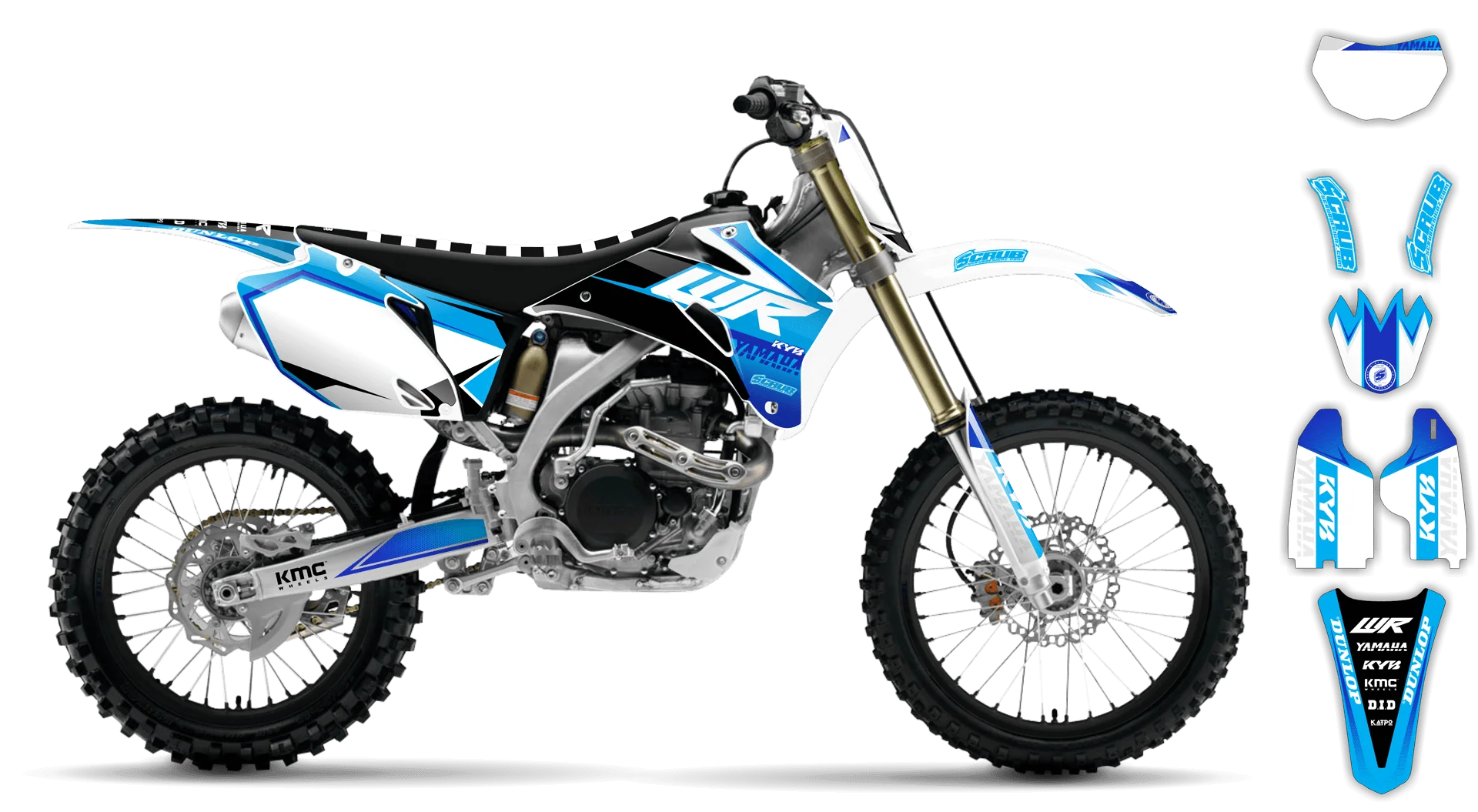 Graphics Kit - Yamaha - WR400F - 1998-1999 - Discovery - R3