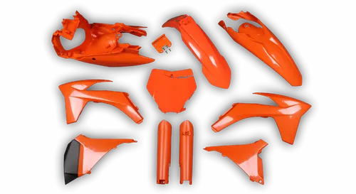 Plastics Kit - KTM - SX SX-F / XC XC-F - 2011-2012 - Full Kit - Orange Restyle