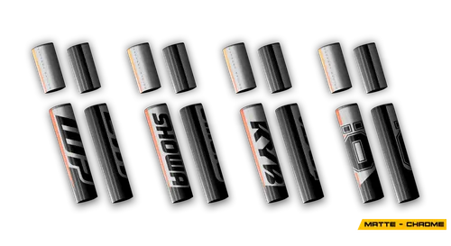 4 PCS Forks Set - Chrome - Racing 1