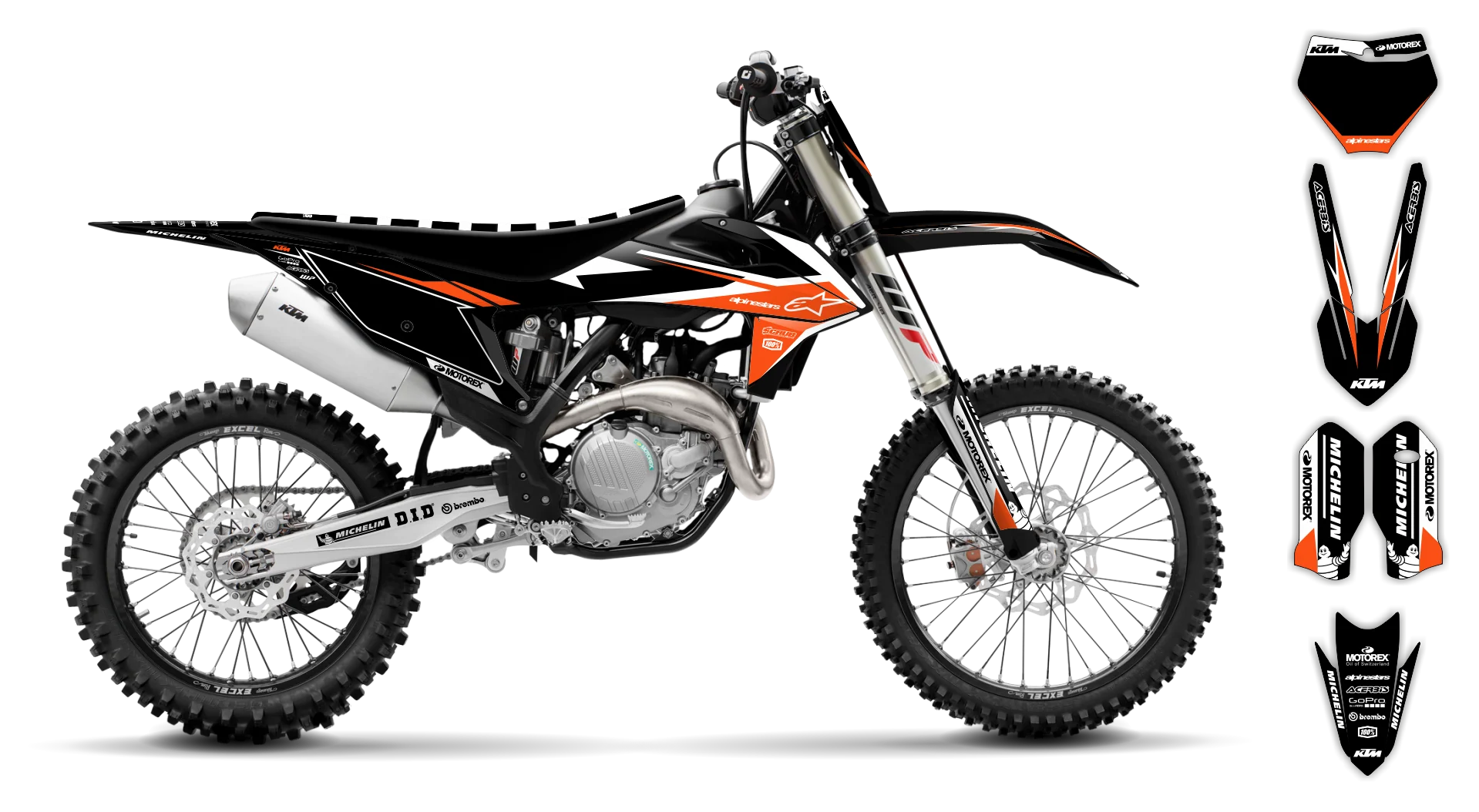 Graphics Kit - KTM - SX SX-F / XC XC-F - 2019-2022 - K-SE1098 - LE