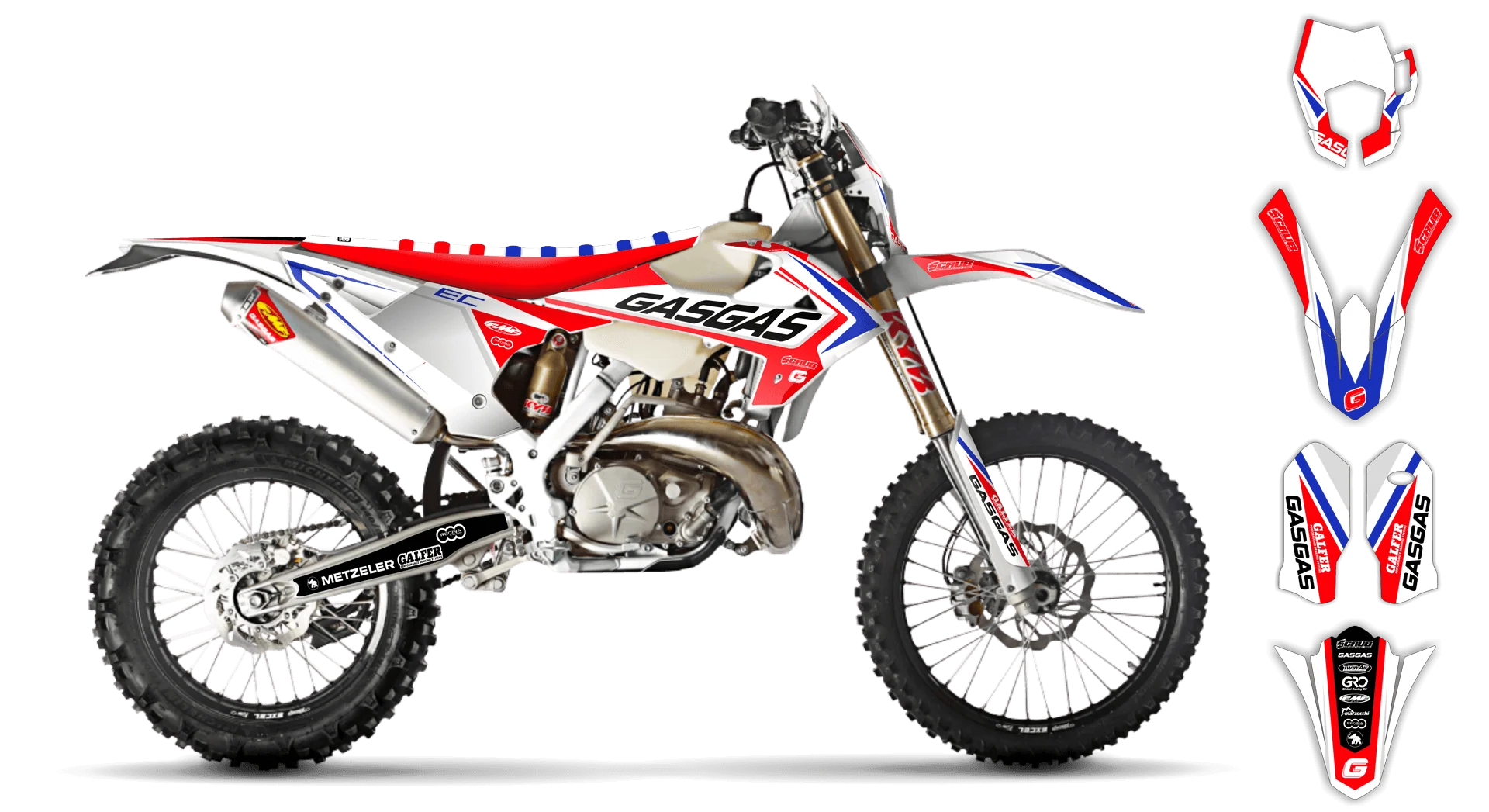 Graphics Kit - Gas Gas - EC EC-F Series - 2018-2020 - Compulsion - R1