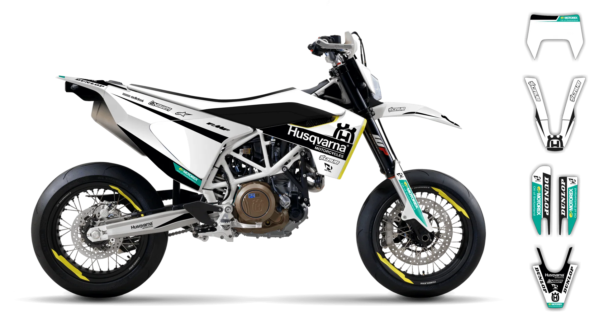 Graphics Kit - Husqvarna 14-> EN 701 - 2016-2024 - H9 - R1
