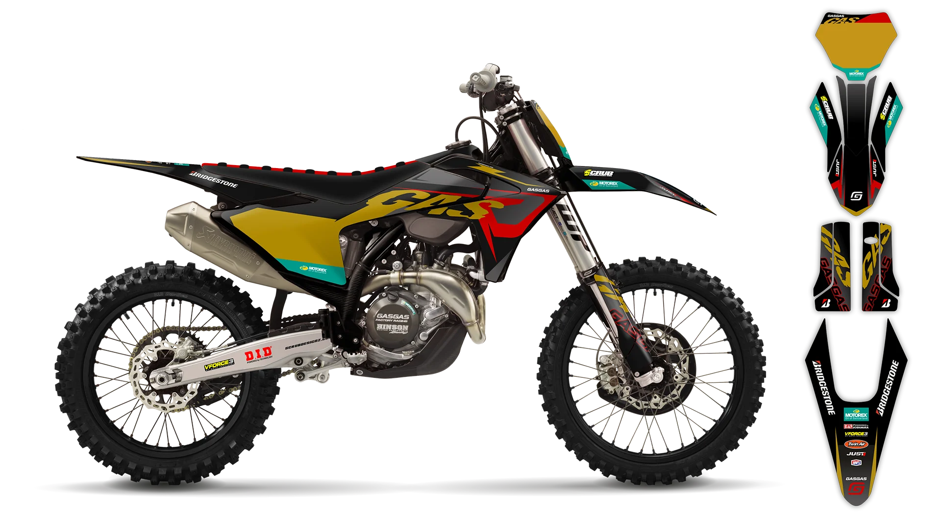 Graphics Kit - Gas Gas - MC 65 - 2024-2025 - G4 - LE