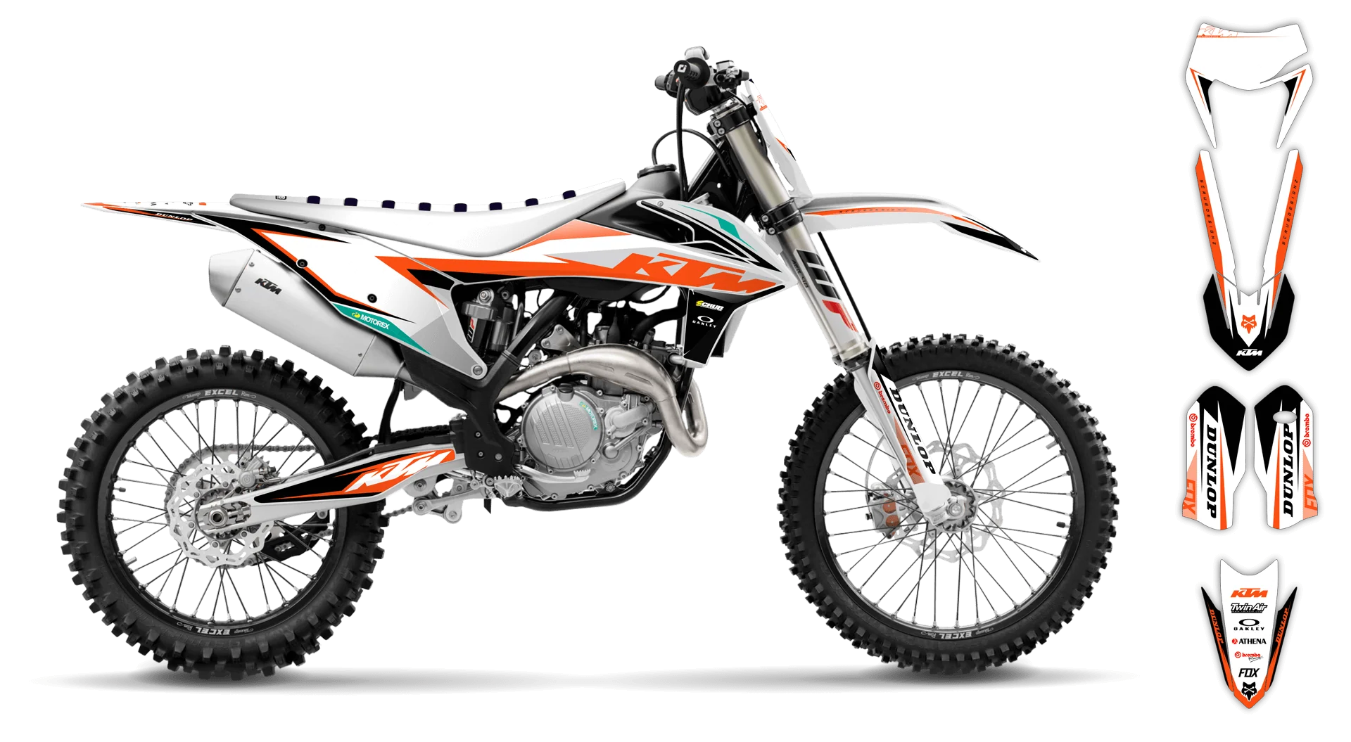 Graphics Kit - KTM - EXC EXC-F / XC-W XCF-W - 2020-2023 - K-SE1083 - LE