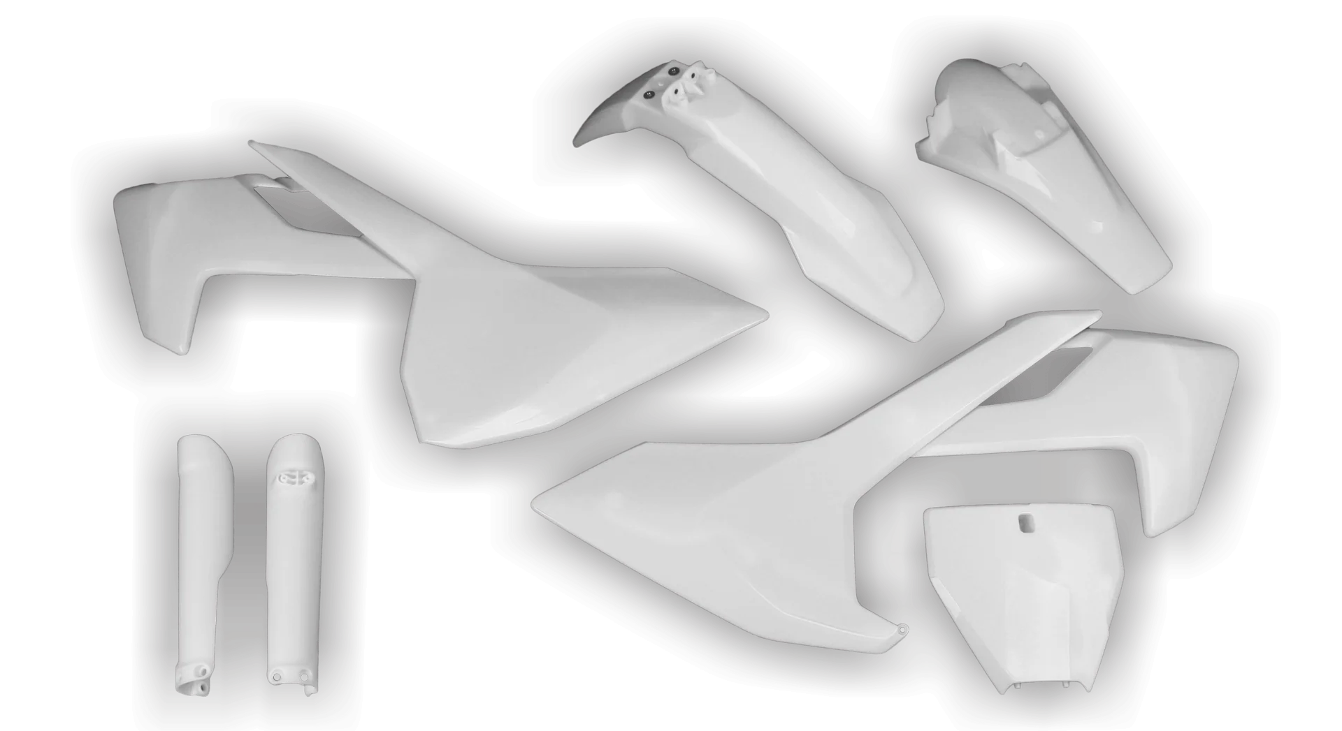 Plastics Kit - Husqvarna 14-> TC-FC-FX Series - 2016-2018 - Full Kit - White