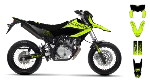 Graphics Kit - Yamaha - WR 125X - 2009-2022 - Fluo Hecton - ST