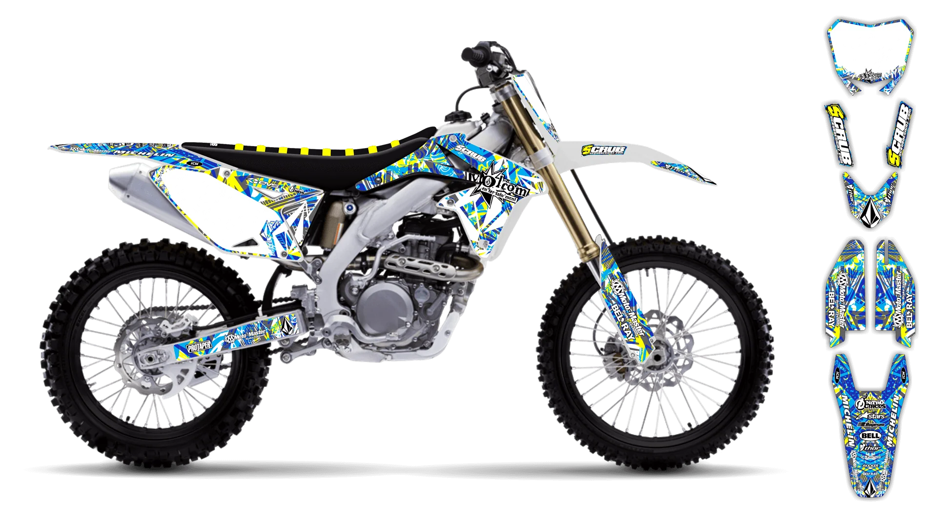 Graphics Kit - Suzuki - RMZ 450 - 2005-2006 - Volcom - LE