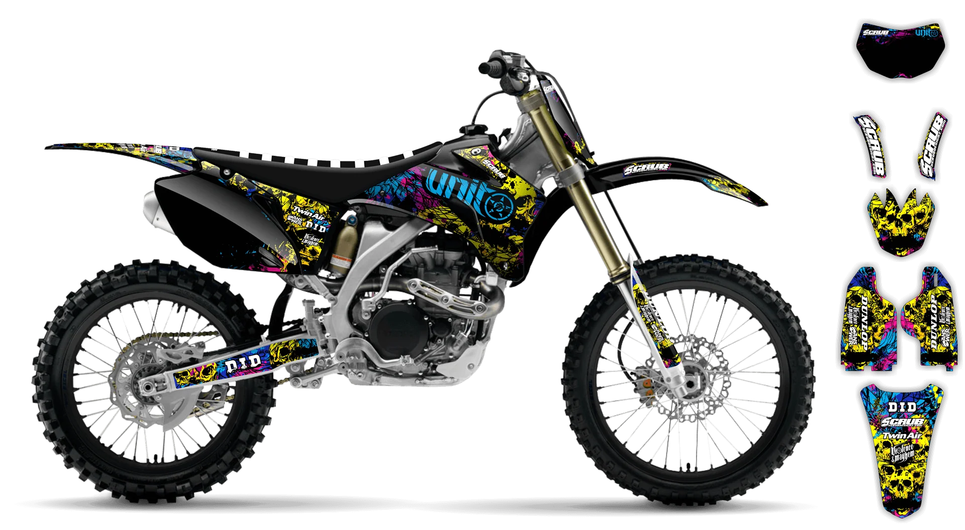 Graphics Kit - Yamaha - WR400F - 2000-2002 - Wasabi - LE