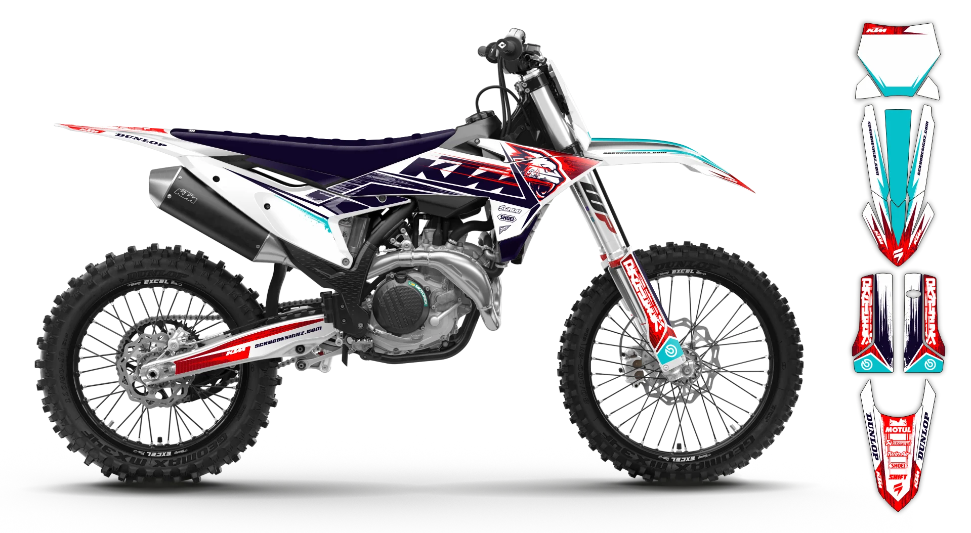 Graphics Kit - KTM - SX SX-F / XC XC-F - 2025 - Panthera - R2