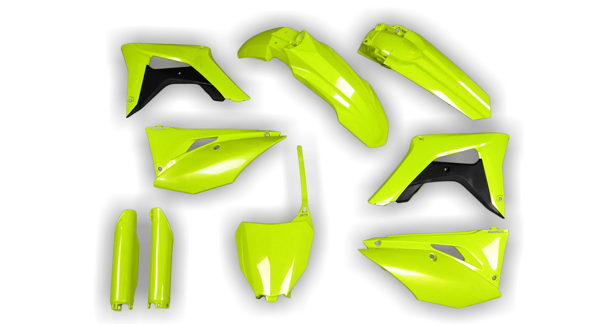 Plastics Kit - Honda - CRF 250R - 2019-2021 - Full Kit - Fluo1