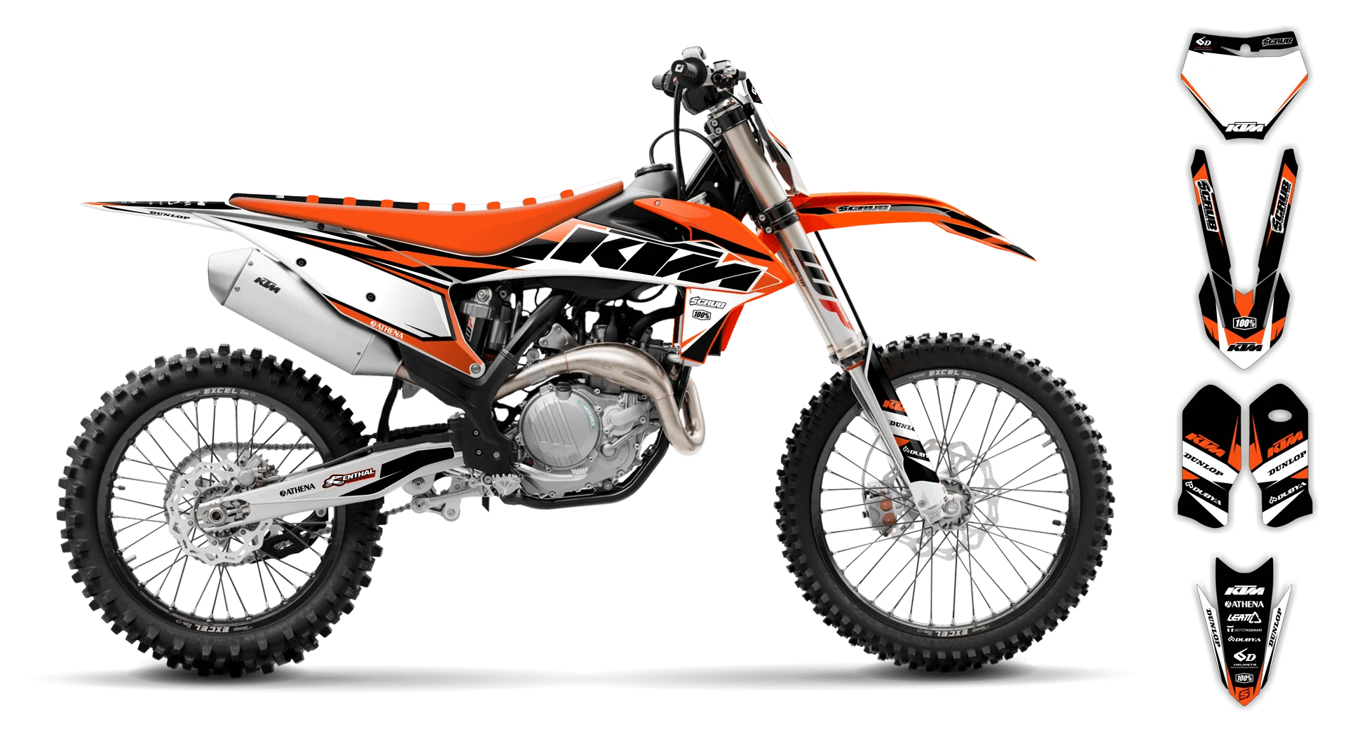 Graphics Kit - KTM - SX SX-F / XC XC-F - 2019-2022 - K1 - LE
