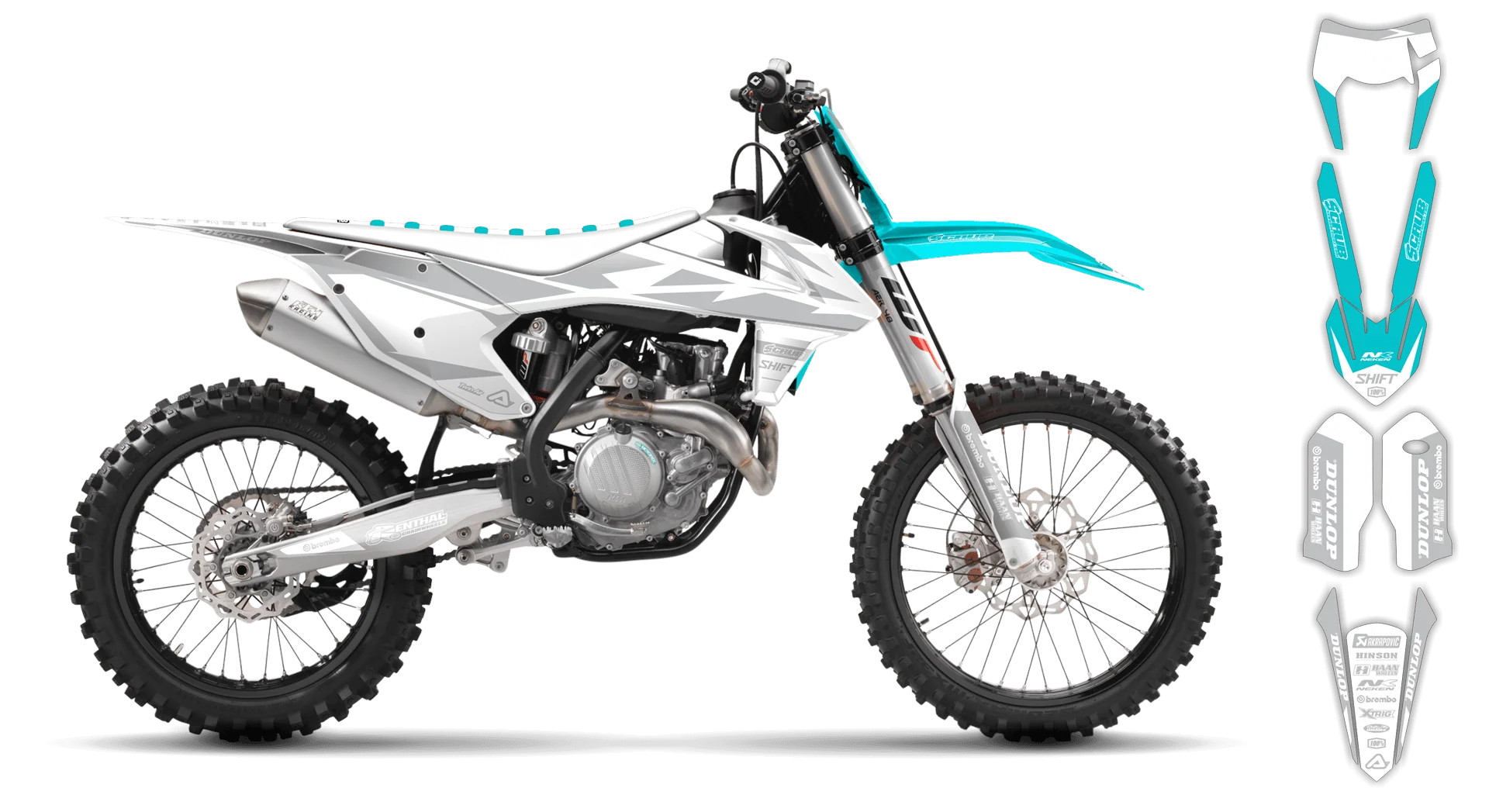 Graphics Kit - KTM - EXC EXC-F / XC-W XCF-W - 2017-2019 - SE1025 - R2