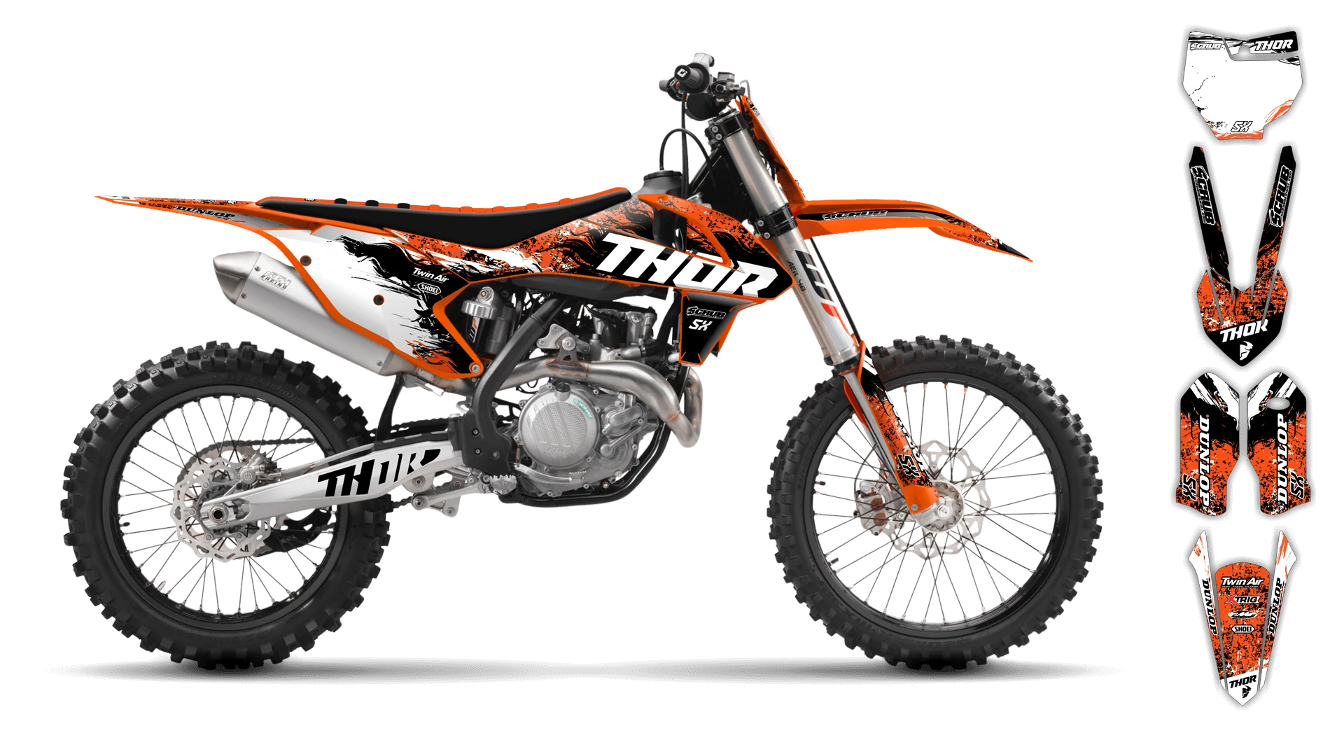 Graphics Kit - KTM - SX 50 - 2016-2023 - Sledge - ST